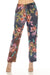 Johnny Was Style C62523A6 Delfino Kelly Silk Printed Pull On Pants Boho Chic