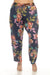 Johnny Was Style C62523A6X Delfino Kelly Silk Printed Pull On Pants Plus Size