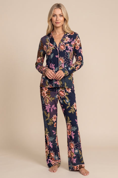 Johnny Was Delfino The Carly Long Pajama Set MS8223-D