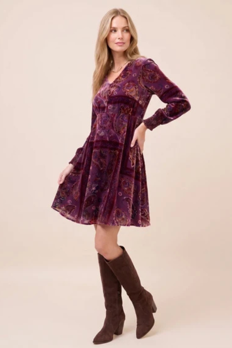 Johnny Was Domitila Burnout Kinney Dress C36625-O