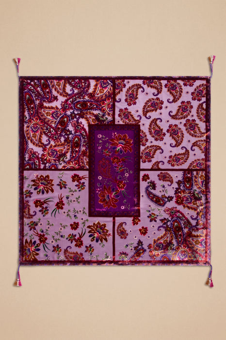 Johnny Was Domitila Velvet Burnout Scarf C96125-O