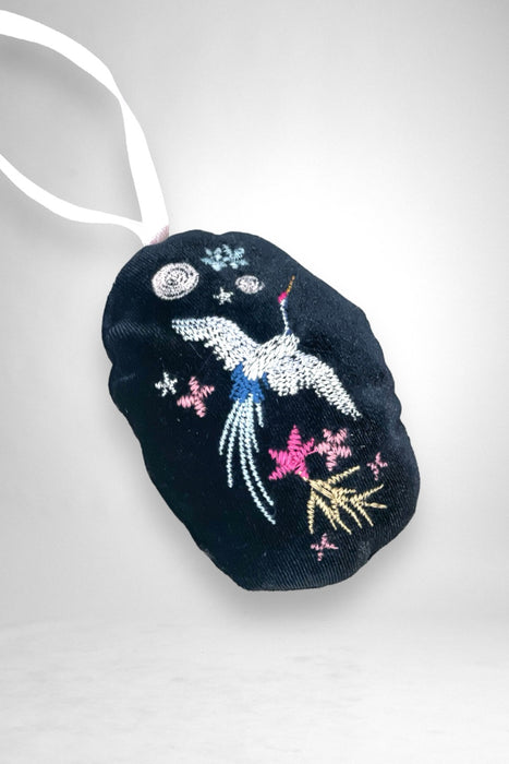 Johnny Was Dragon Garden Embroidered Sachet Ornament Set Boho Chic H80722
