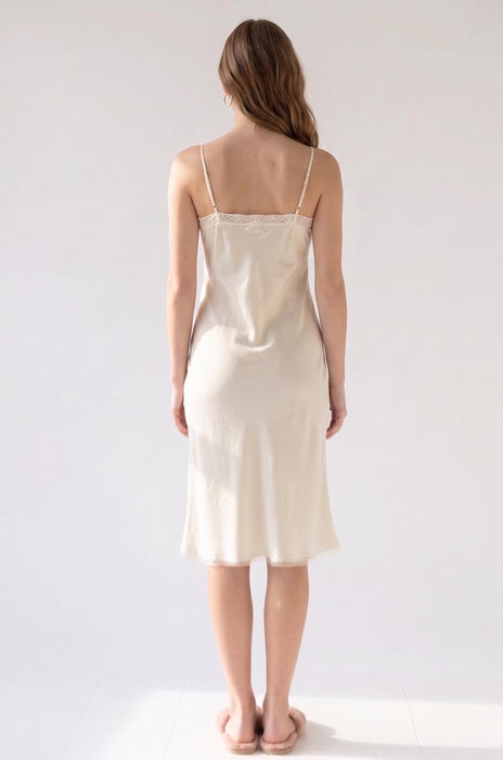 Johnny Was Ecru Midi Length Slip R32900-2
