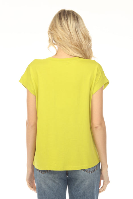 Johnny Was Edie Embroidered Relaxed Tee R17925-R