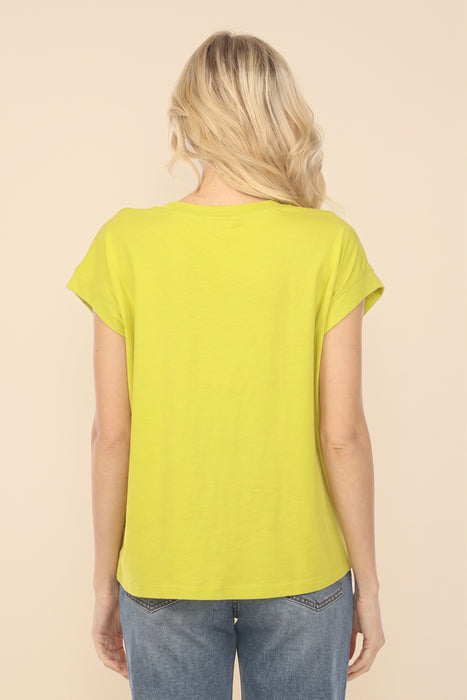 Johnny Was Edie Embroidered Relaxed Tee R17925-R