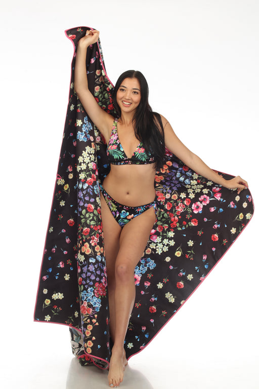 Johnny Was Style M03323 Edley Floral Beach Blanket Boho Chic