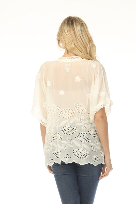 Johnny Was White Elijah Kimono C46625-3