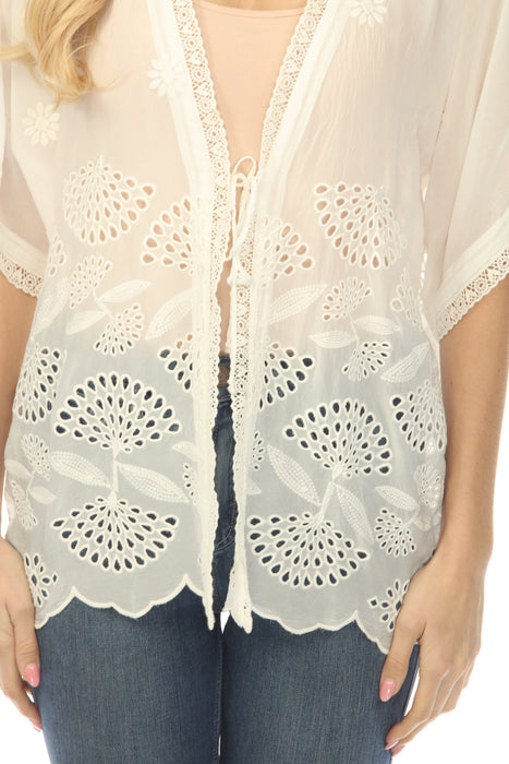 Johnny Was White Elijah Kimono C46625-3