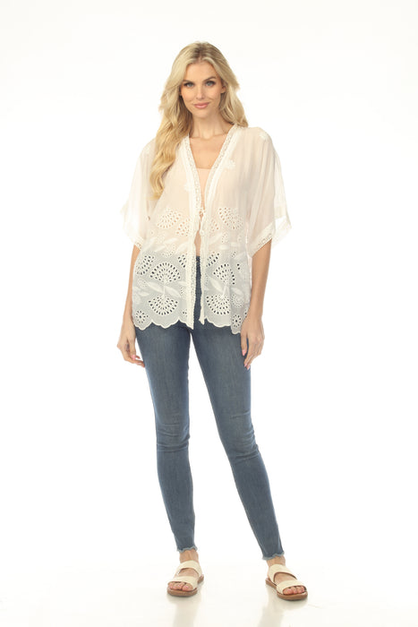 Johnny Was White Elijah Kimono C46625-3