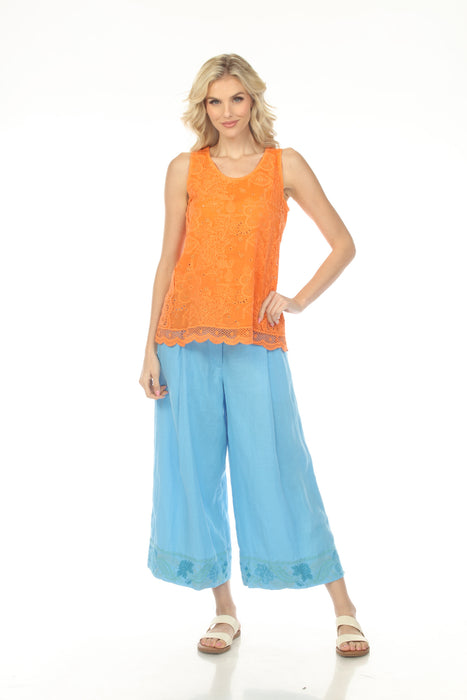 Johnny Was Orange Eliza Wayne Tank Top C17025-5