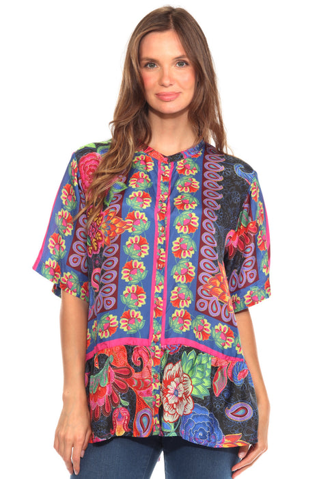 Johnny Was Style C18324-7 Emberwing Preeti Blouse