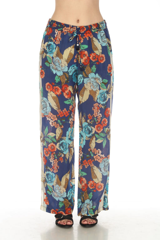 Johnny Was Style R69222-6 Emma Divine Floral Pull On Pants Boho Chic