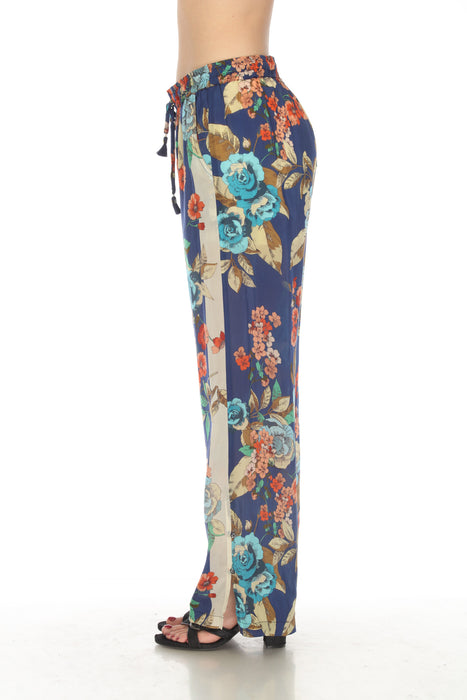 Johnny Was Emma Divine Floral Pull On Pants Boho Chic R69222-6