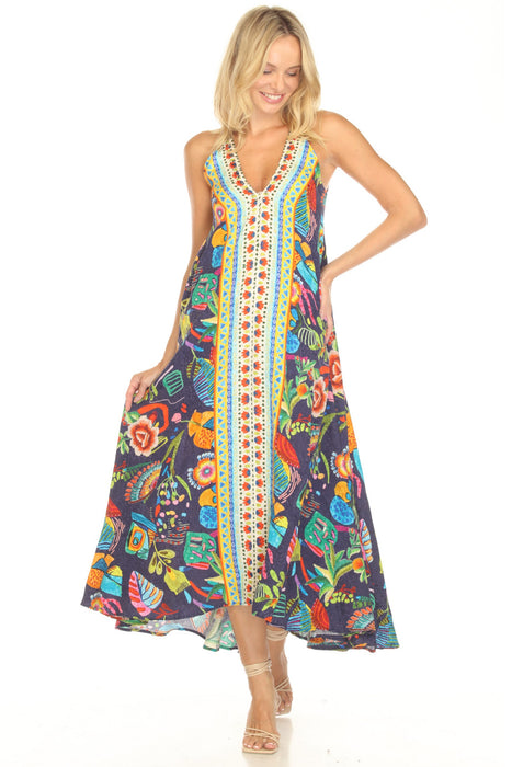 Johnny Was Eva Farout Sleeveless Maxi Dress C31925-1D