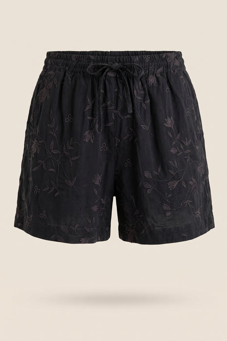 Johnny Was Black Eyelet Flower The Audrey Short C80926-3
