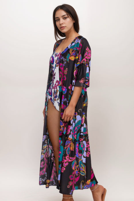 Johnny Was Fatima Tiered Kimono CSW2125-JX Plus Size