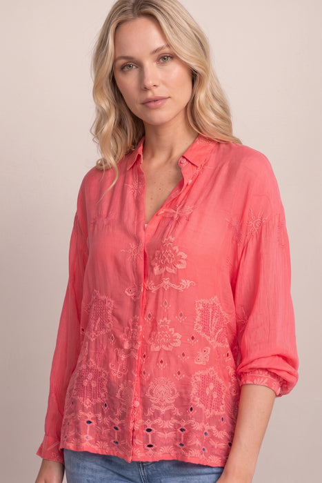 Johnny Was Firefly Glow Slim Audrey Button Down Shirt C18825-2