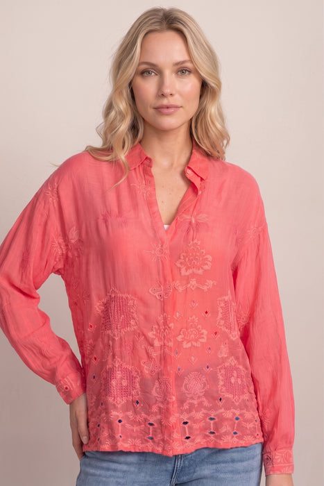Johnny Was Firefly Glow Slim Audrey Button Down Shirt C18825-2