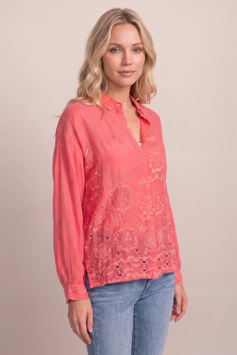 Johnny Was Firefly Glow Slim Audrey Button Down Shirt C18825-2
