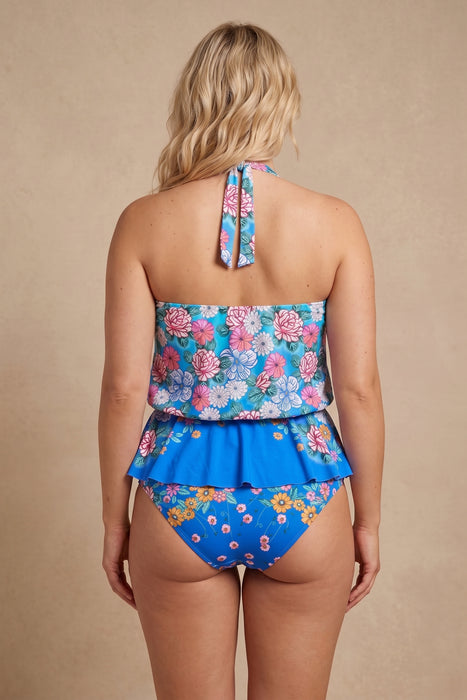Johnny Was Floral Color Blast Tankini Top Plus Size CSW8223-JX
