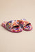 Johnny Was Floral Stripe Pool Side Slide JWS19824-4