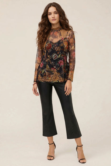 Johnny Was Francisca Mesh Blouse C16225-9