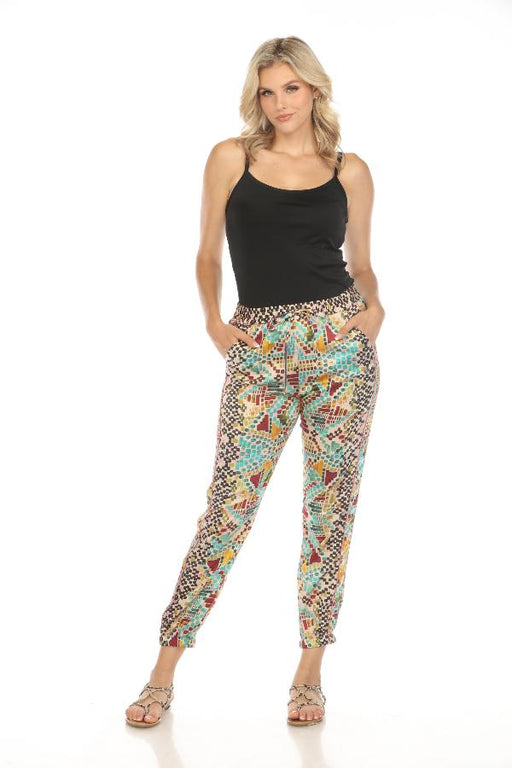 Johnny Was Style C64324A8 Genora Paneled Jogger Pants Boho Chic
