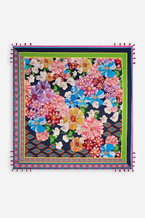 Johnny Was Gerbera Silk Scarf C97126-1