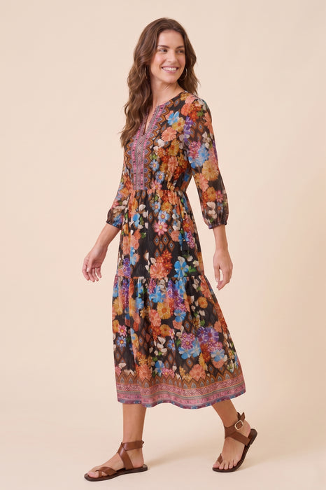 Johnny Was Gerbera Tabitha Tiered Dress Slip C38626-1