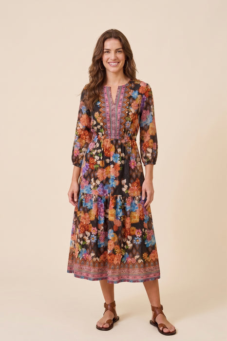 Johnny Was Gerbera Tabitha Tiered Dress Slip C38626-1