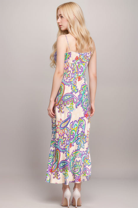 Johnny Was Gigianna Paisley Maxi Slip Dress C30825-3