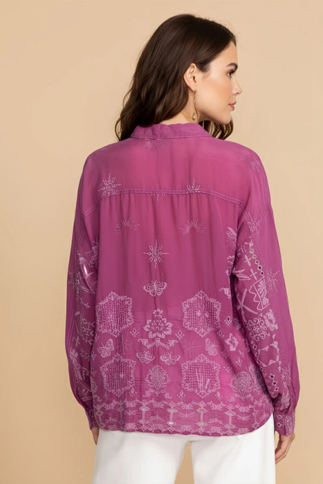 Johnny Was Firefly Glow Slim Audrey Button Down Shirt C18824-6 *