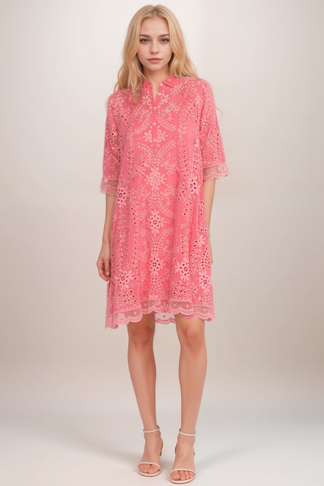 Johnny Was Style C34024 Guava Yalladira Malfi Dress