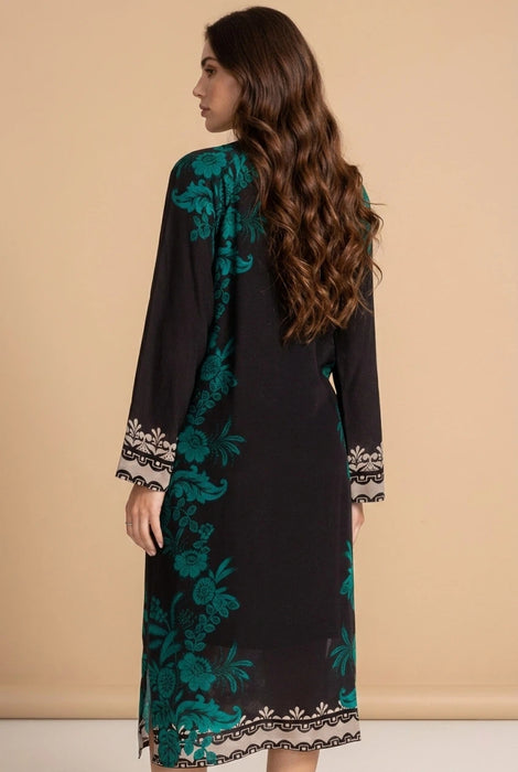 Johnny Was Herta Silk Midi Dress C32825-8