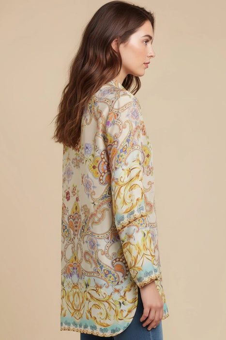 Johnny Was Indy Silk Tunic Top C24525-2