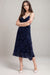Johnny Was Jade Style L37124 Blue Alixa Ceecee Ruffle Slip Dress
