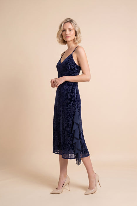 Johnny Was Jade Blue Alixa Cece Ruffle Slip Dress L37124