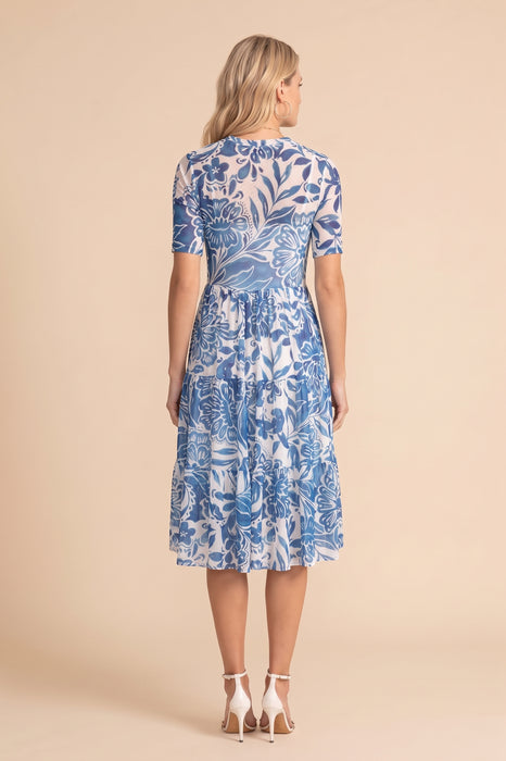 Johnny Was Jade Bethany Mesh Tiered Dress Slip R35125-5