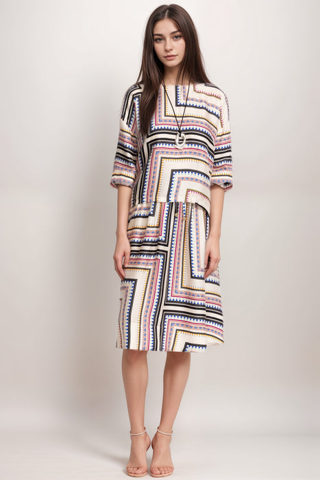 Johnny Was Jade Blythe A-line Midi Skirt L73025-3