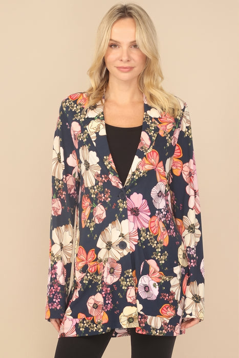Johnny Was Jade Dalaney Easy Blazer Jacket L47125-6