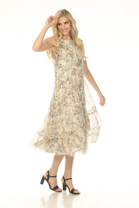 Johnny Was Jade Elise Ruffle Midi Dress L30825-3