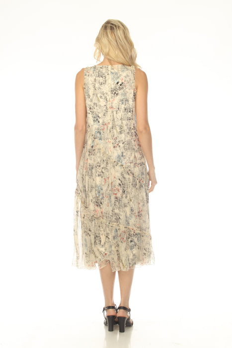 Johnny Was Jade Elise Ruffle Midi Dress L30825-3