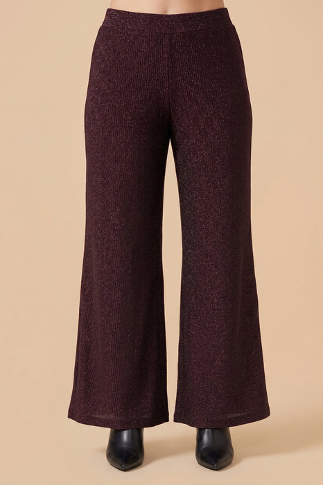 Johnny Was Jade Espresso Jenna Metallic Plus Sized Easy Pant L65225-9