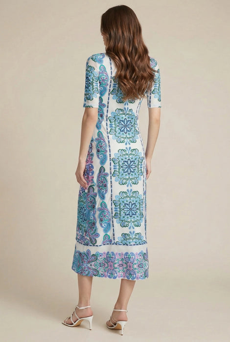 Johnny Was Jade Haddey Mesh Midi Dress L36525-5