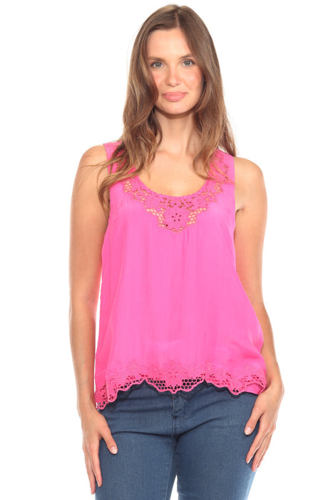 Johnny Was Jade Style L16425-1 Verna Tank Top