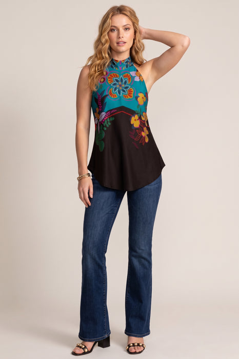 Johnny Was Jade House Of Flores Devi Halter Blouse L16525-8
