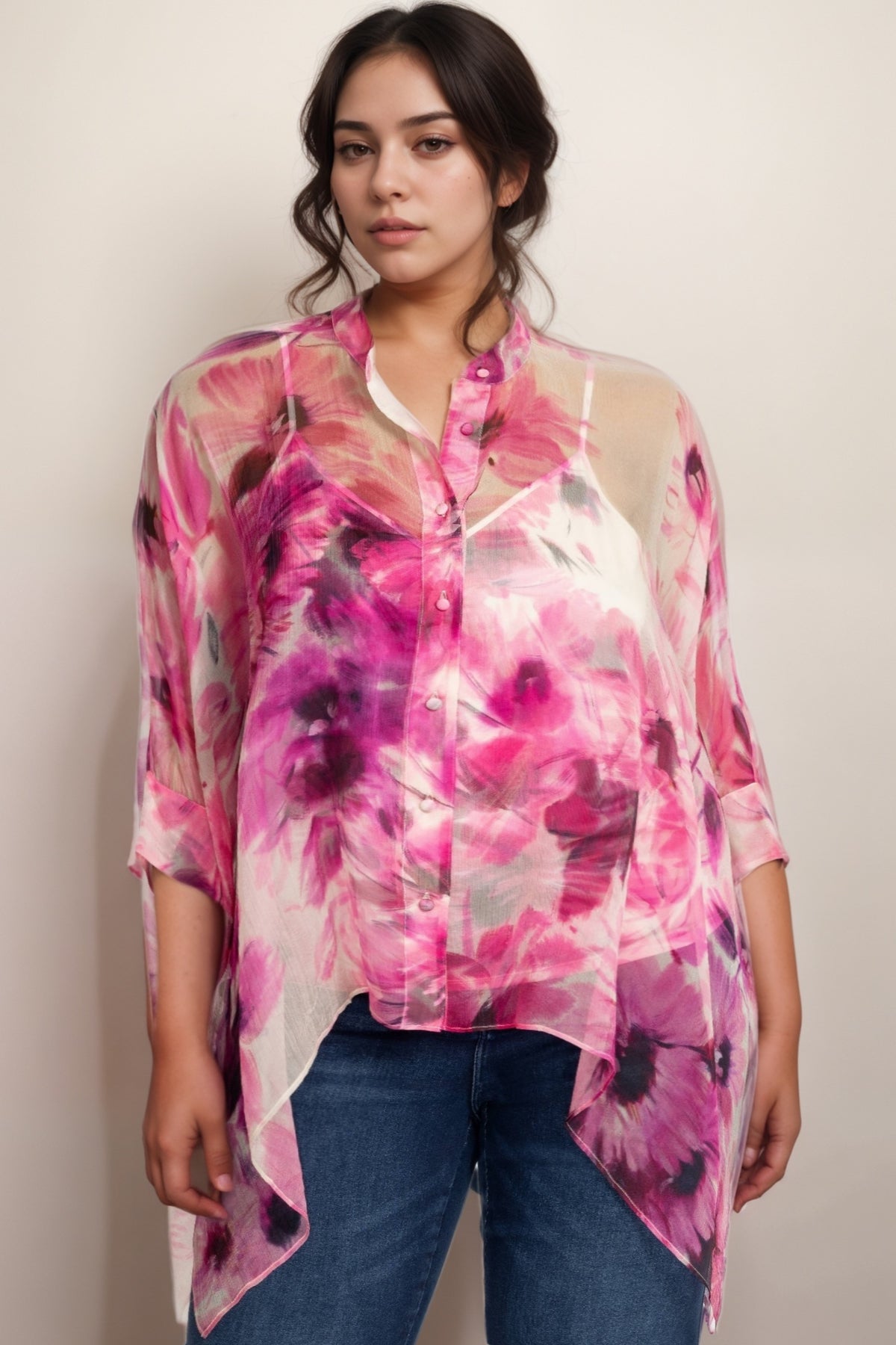 pois blouse tee ピンク pois ポワ blouse tee white ブラウスT ピンク