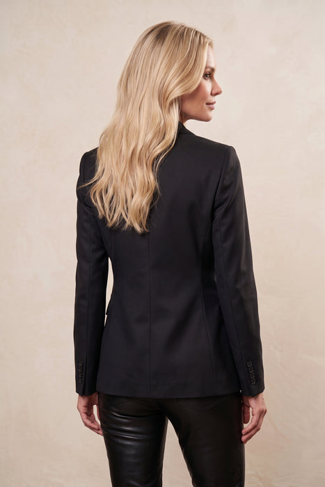 Johnny Was Jade Black Korei Relaxed Blazer Jacket R41724-9