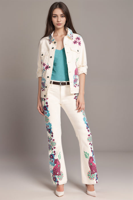 Johnny Was Jade Leilana Classic Denim Jacket L40225-2