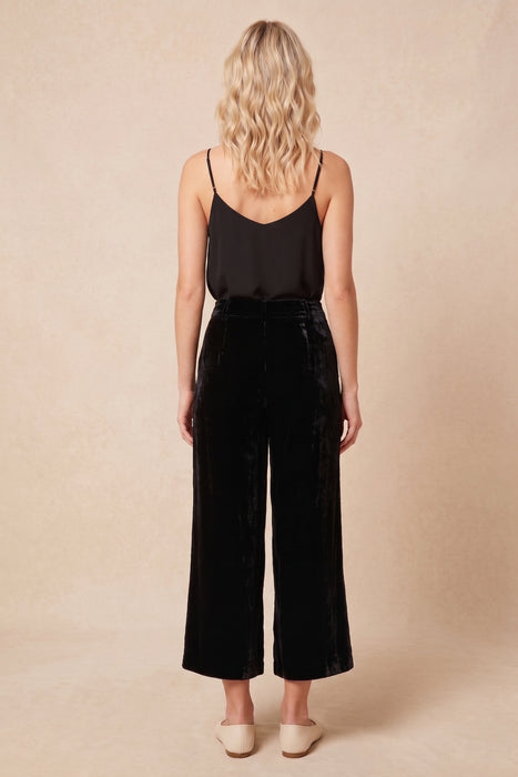 Johnny Was Jade Black Lilith Wide Leg Cropped Pants L60724-O